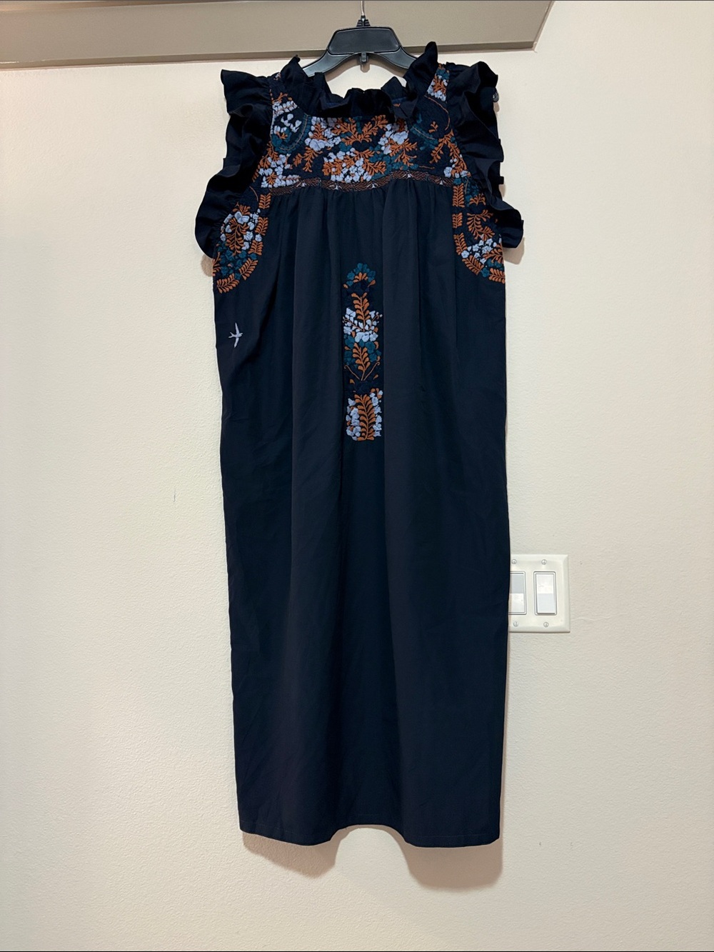 Mi Golondrina Olivia Long Dress SZ 1X EUC